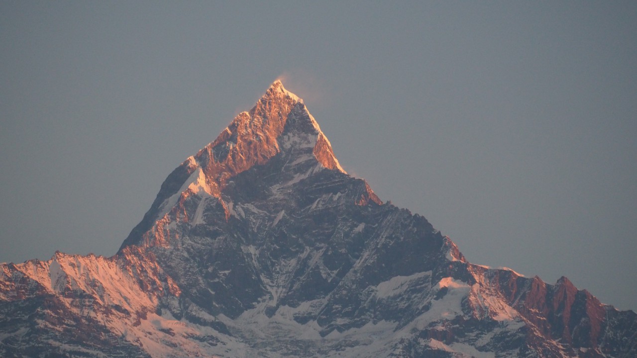 City  to glimpse of mountain
